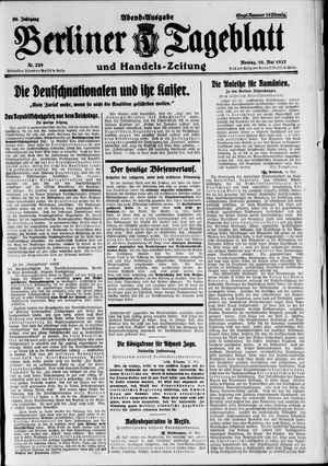Berliner Tageblatt und Handels-Zeitung vom 16.05.1927