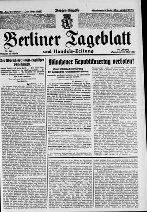 Berliner Tageblatt und Handels-Zeitung vom 28.05.1927