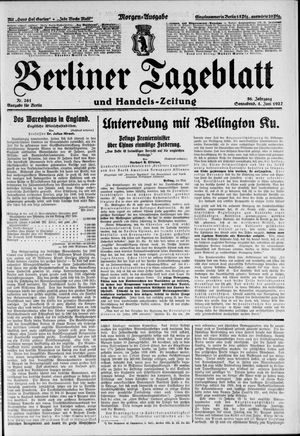Berliner Tageblatt und Handels-Zeitung vom 04.06.1927