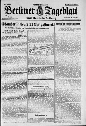 Berliner Tageblatt und Handels-Zeitung vom 04.06.1927