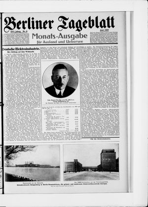 Berliner Tageblatt und Handels-Zeitung vom 06.06.1927