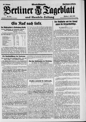 Berliner Tageblatt und Handels-Zeitung vom 04.07.1927