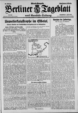 Berliner Tageblatt und Handels-Zeitung vom 09.07.1927