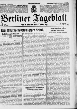 Berliner Tageblatt und Handels-Zeitung vom 28.07.1927
