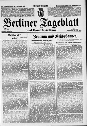 Berliner Tageblatt und Handels-Zeitung vom 30.07.1927