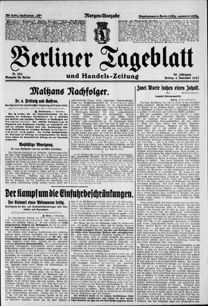 Berliner Tageblatt und Handels-Zeitung vom 04.11.1927