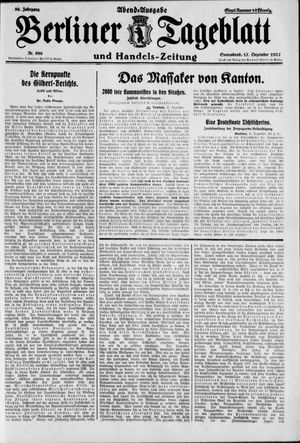Berliner Tageblatt und Handels-Zeitung vom 17.12.1927