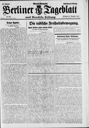 Berliner Tageblatt und Handels-Zeitung vom 28.12.1927