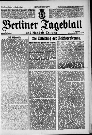 Berliner Tageblatt und Handels-Zeitung vom 28.02.1928