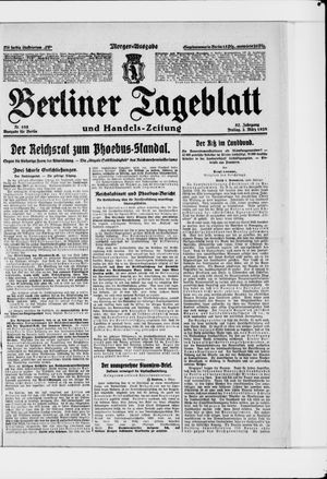 Berliner Tageblatt und Handels-Zeitung vom 02.03.1928