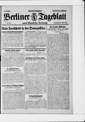 Berliner Tageblatt und Handels-Zeitung vom 17.03.1928