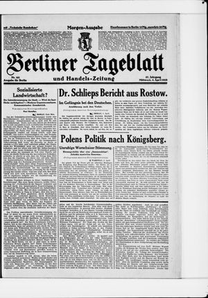 Berliner Tageblatt und Handels-Zeitung vom 04.04.1928
