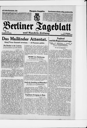 Berliner Tageblatt und Handels-Zeitung on Apr 13, 1928