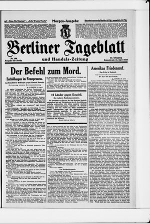 Berliner Tageblatt und Handels-Zeitung vom 21.04.1928