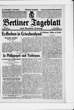 Berliner Tageblatt und Handels-Zeitung on Apr 24, 1928