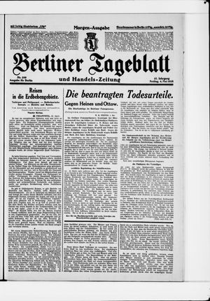 Berliner Tageblatt und Handels-Zeitung vom 04.05.1928