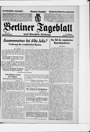 Berliner Tageblatt und Handels-Zeitung vom 08.05.1928