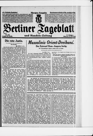 Berliner Tageblatt und Handels-Zeitung vom 16.05.1928
