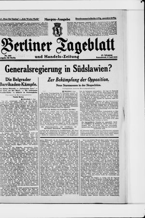 Berliner Tageblatt und Handels-Zeitung vom 09.06.1928