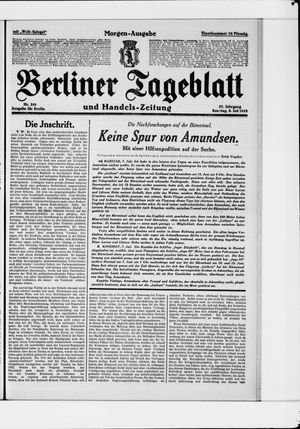 Berliner Tageblatt und Handels-Zeitung vom 08.07.1928