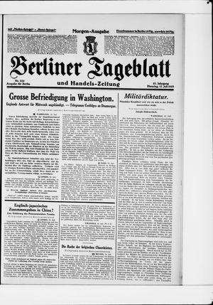 Berliner Tageblatt und Handels-Zeitung vom 17.07.1928