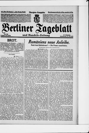 Berliner Tageblatt und Handels-Zeitung vom 21.07.1928