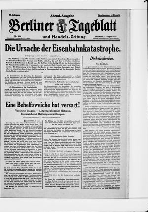 Berliner Tageblatt und Handels-Zeitung vom 01.08.1928