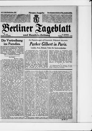 Berliner Tageblatt und Handels-Zeitung vom 02.11.1928
