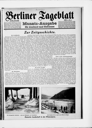 Berliner Tageblatt und Handels-Zeitung vom 07.01.1929