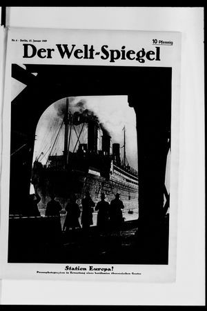 Berliner Tageblatt und Handels-Zeitung on Jan 27, 1929