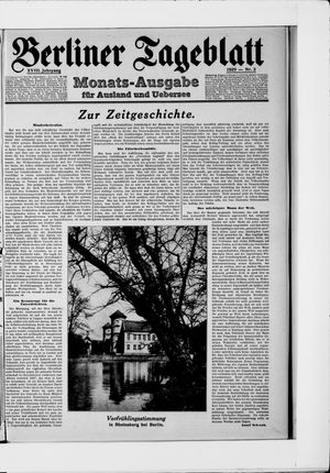 Berliner Tageblatt und Handels-Zeitung on Feb 4, 1929