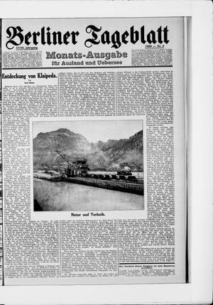 Berliner Tageblatt und Handels-Zeitung on Mar 4, 1929