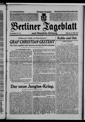 Berliner Tageblatt und Handels-Zeitung vom 27.03.1929