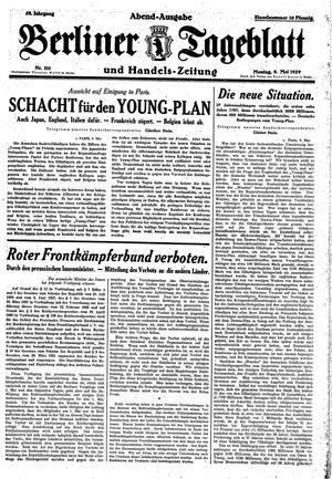 Berliner Tageblatt und Handels-Zeitung vom 06.05.1929