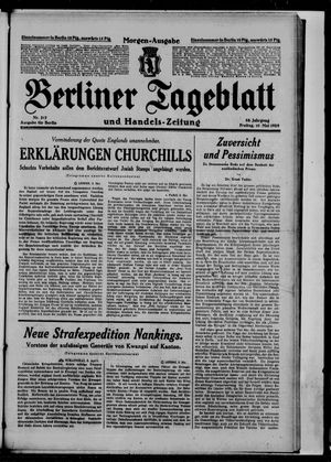 Berliner Tageblatt und Handels-Zeitung vom 10.05.1929