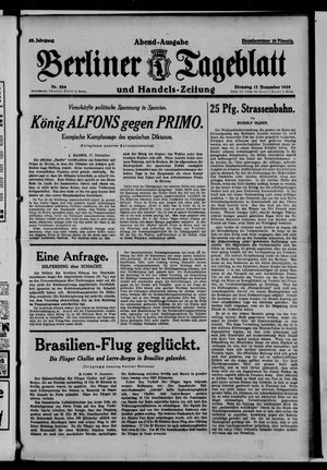 Berliner Tageblatt und Handels-Zeitung on Dec 17, 1929