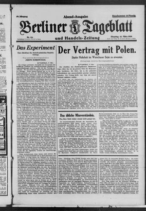 Berliner Tageblatt und Handels-Zeitung vom 18.03.1930