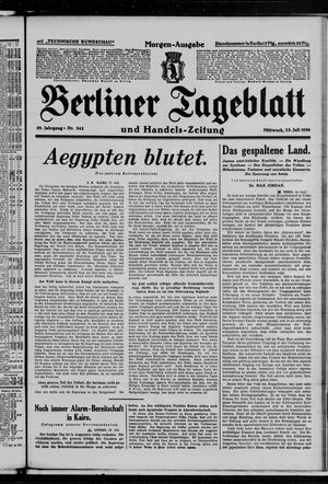 Berliner Tageblatt und Handels-Zeitung on Jul 23, 1930