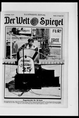 Berliner Tageblatt und Handels-Zeitung vom 31.08.1930