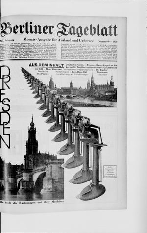 Berliner Tageblatt und Handels-Zeitung vom 01.09.1930