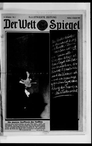 Berliner Tageblatt und Handels-Zeitung vom 04.01.1931