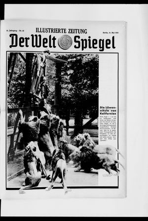 Berliner Tageblatt und Handels-Zeitung on May 31, 1931