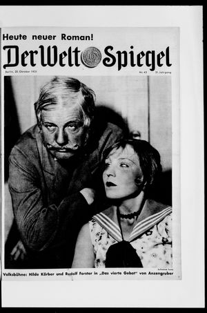 Berliner Tageblatt und Handels-Zeitung vom 25.10.1931