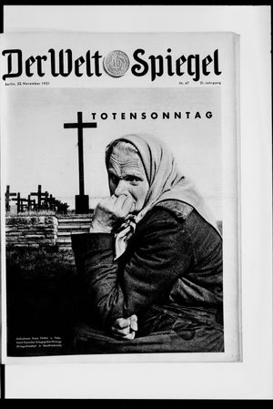 Berliner Tageblatt und Handels-Zeitung vom 22.11.1931