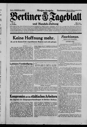 Berliner Tageblatt und Handels-Zeitung vom 06.01.1932