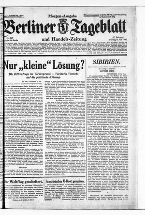 Berliner Tageblatt und Handels-Zeitung vom 08.07.1932