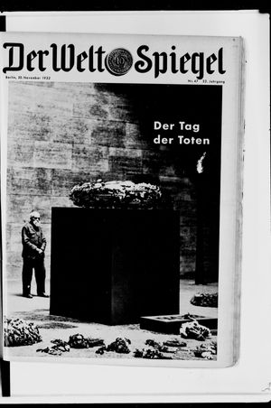 Berliner Tageblatt und Handels-Zeitung vom 20.11.1932