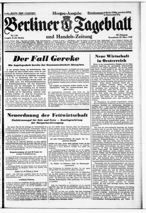 Berliner Tageblatt und Handels-Zeitung vom 25.03.1933