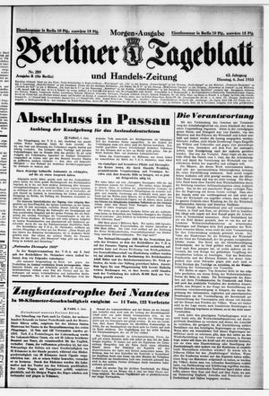 Berliner Tageblatt und Handels-Zeitung vom 06.06.1933