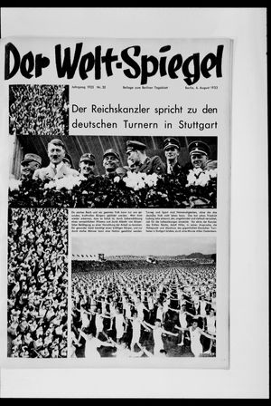 Berliner Tageblatt und Handels-Zeitung on Aug 6, 1933